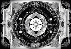 Astrology, Gemini, Natal Chart, angelic, soul mates, vision, planetary, ying yang, the moon, third eye, mystical
armband tattoo idea