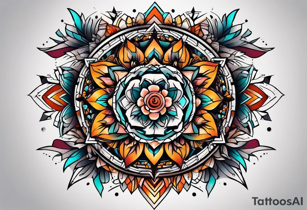 knee tattoo tattoo idea