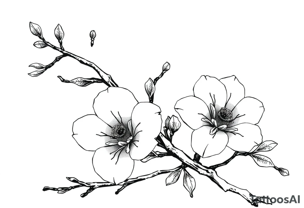 Japanese,sakura tattoo idea