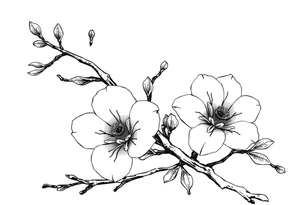 Japanese,sakura tattoo idea
