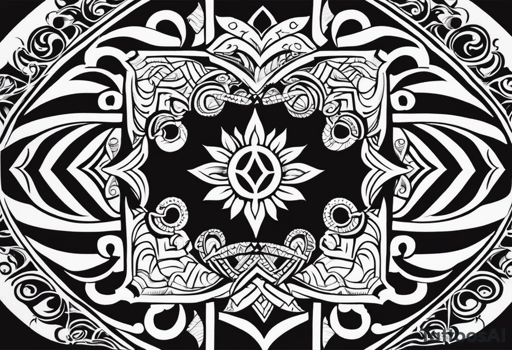 I want to have a 3/4 sleeve tattoo in the polynesian style tattoo idea