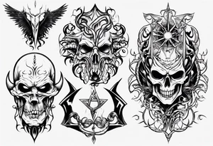 Evil tattoo idea