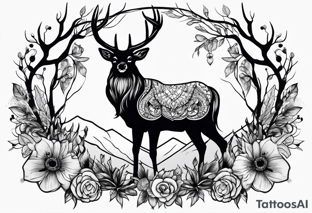 Cerf tattoo idea