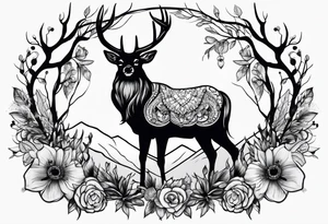 Cerf tattoo idea