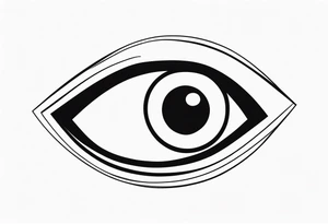 WINKING EYE EMOJI tattoo idea