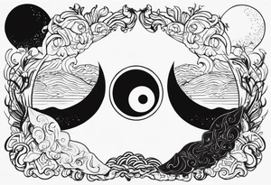 Emotions feeling/pain vs healing with resurrection from the pain and stronger you in the end. Can’t have one without the other feeling like yin Yang. tattoo idea