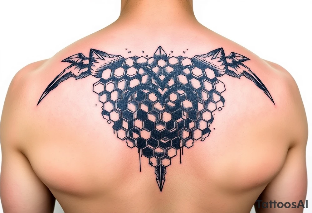 Honey comb tattoo idea