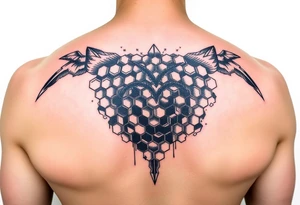 Honey comb tattoo idea
