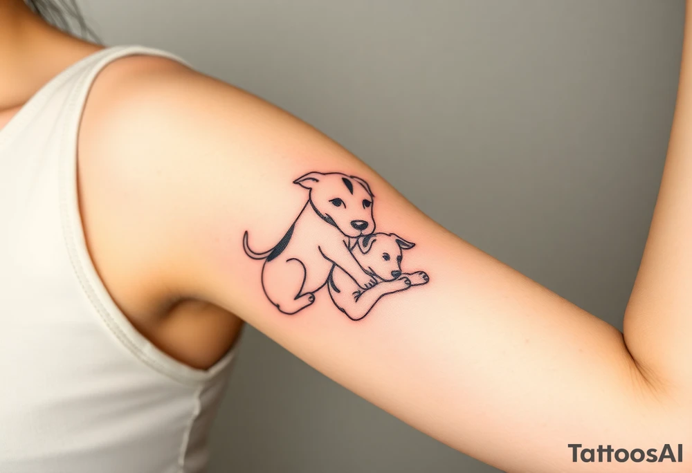 Pet rescue tattoo idea