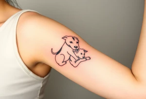 Pet rescue tattoo idea