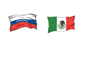 Venezuela and Mexican flag tattoo idea