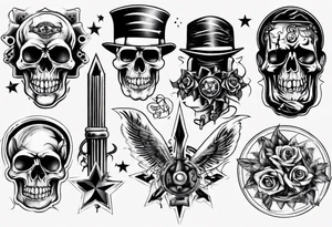 oldschool gangster tattoo idea