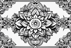 Line armband tattoo idea