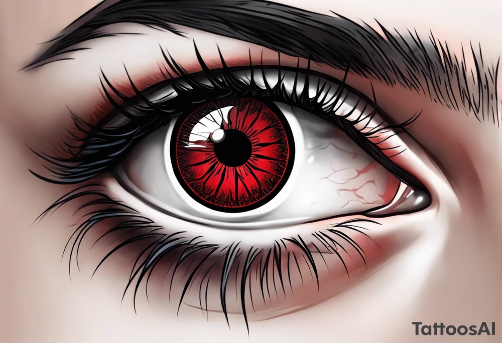 Sharingan eyes tattoo idea