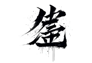 Dream big in kanji tattoo idea