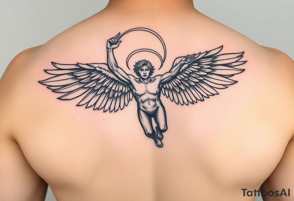 Icarus falling from the sky tattoo idea