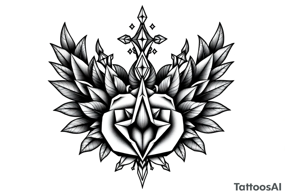 Majestic crown pineapple ,peach vagina,star anus ,diamonds tattoo idea