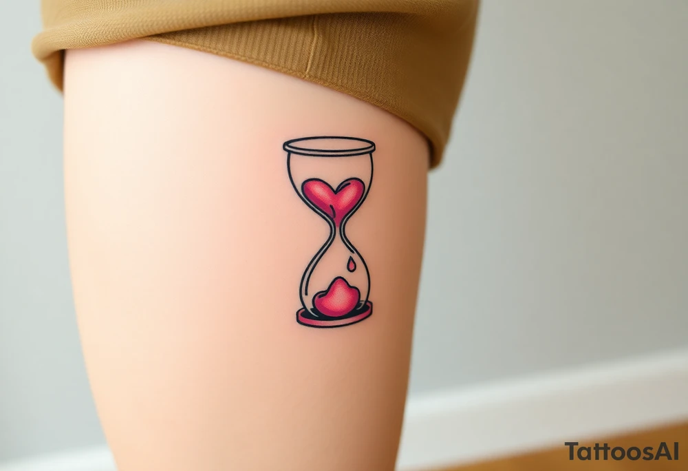 hourglass tattoo idea