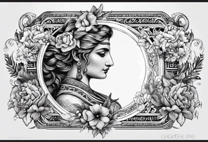 Fine line Greek Tattoo tattoo idea