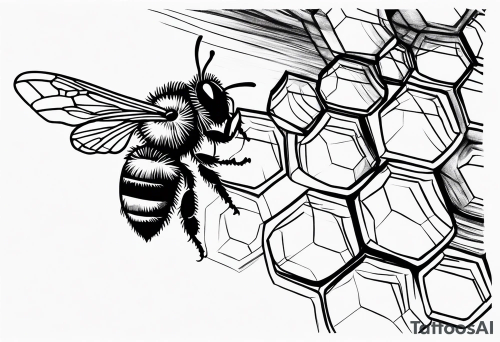 a bee hive tattoo idea