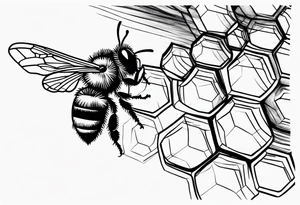 a bee hive tattoo idea