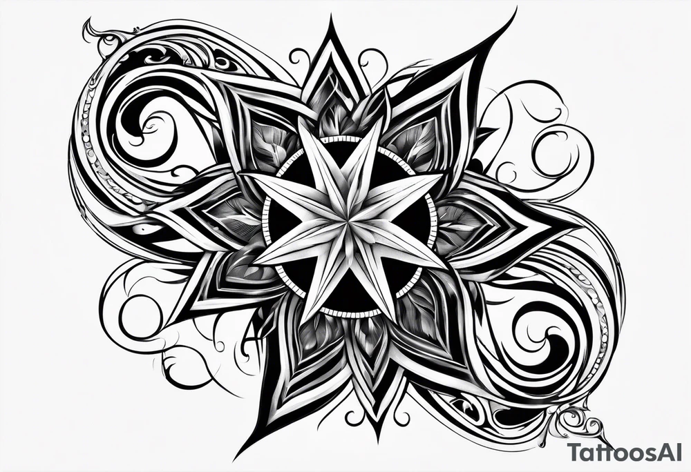 Morning star whip lit tattoo idea