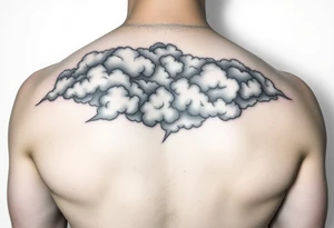 Storm clouds tattoo idea