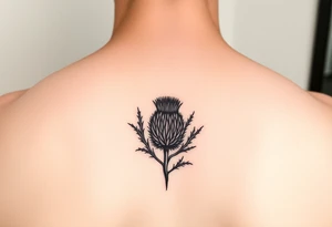 Scottish thistle tattoo idea