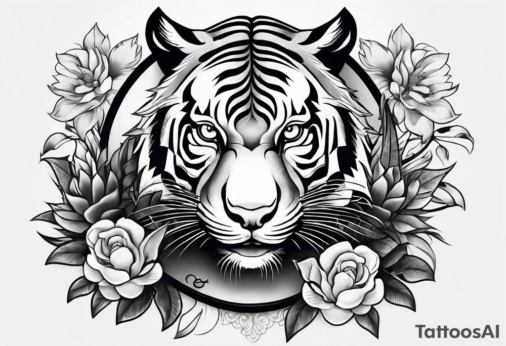 Shoulder tattoo Korean inspired with a Rat, pig, tiger, dog, snake tattoo idea