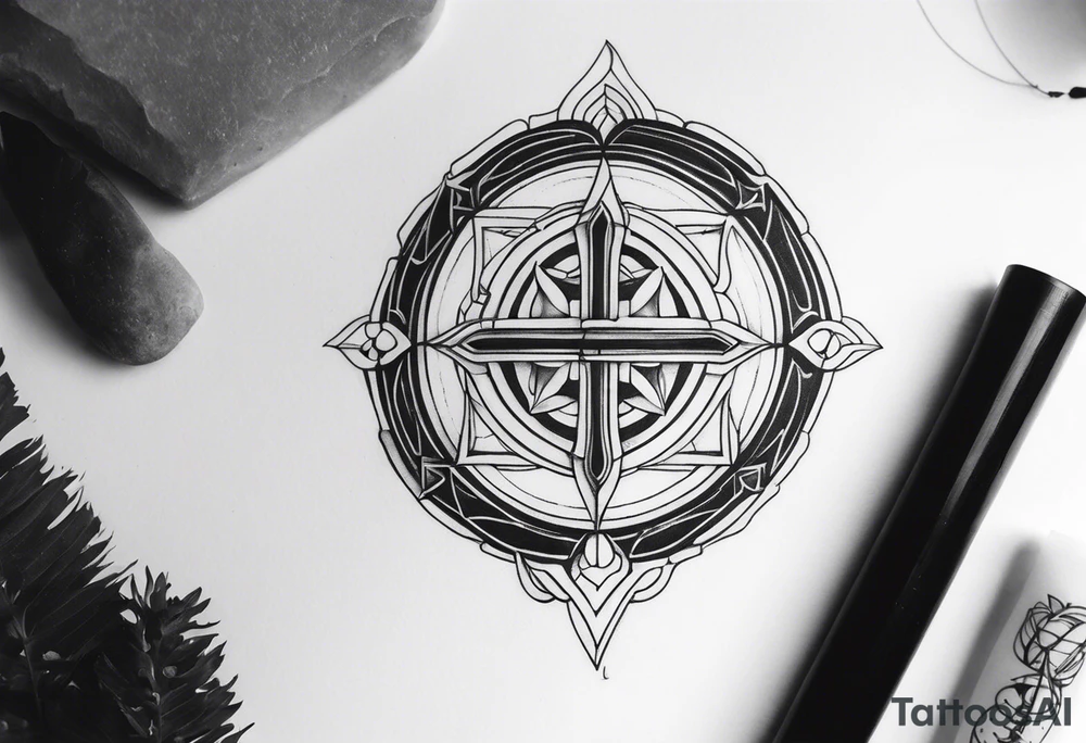 Band tool on elbow tattoo idea