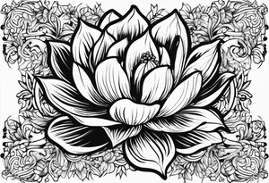 Plant plead outlines tattoo idea