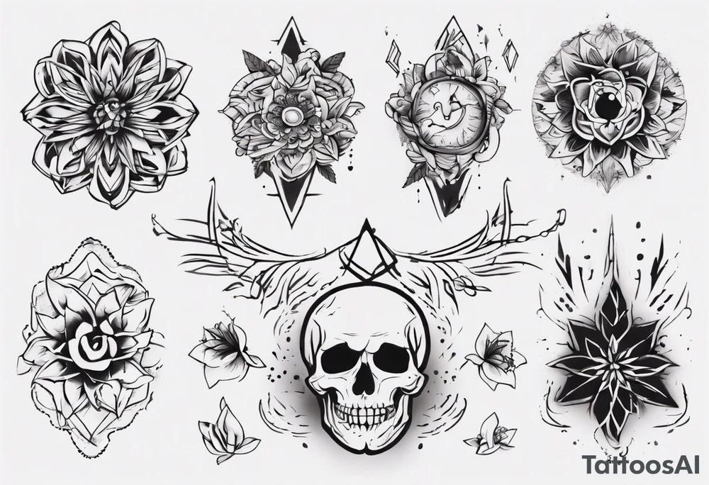 Surprise me with a tattoo, suitable for the back of the forearm tattoo idea