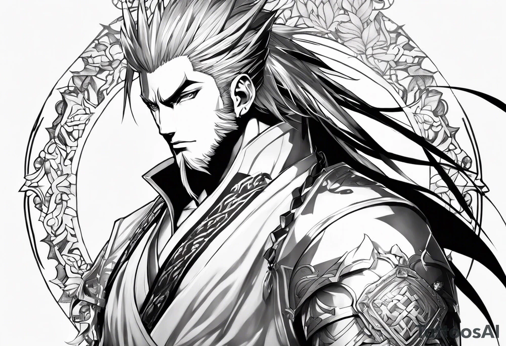 Gilgamesh from fate stay night tattoo idea