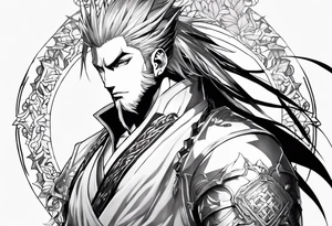 Gilgamesh from fate stay night tattoo idea