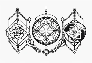 chains tattoo idea
