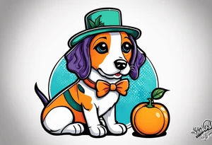 Clementine dog tattoo idea