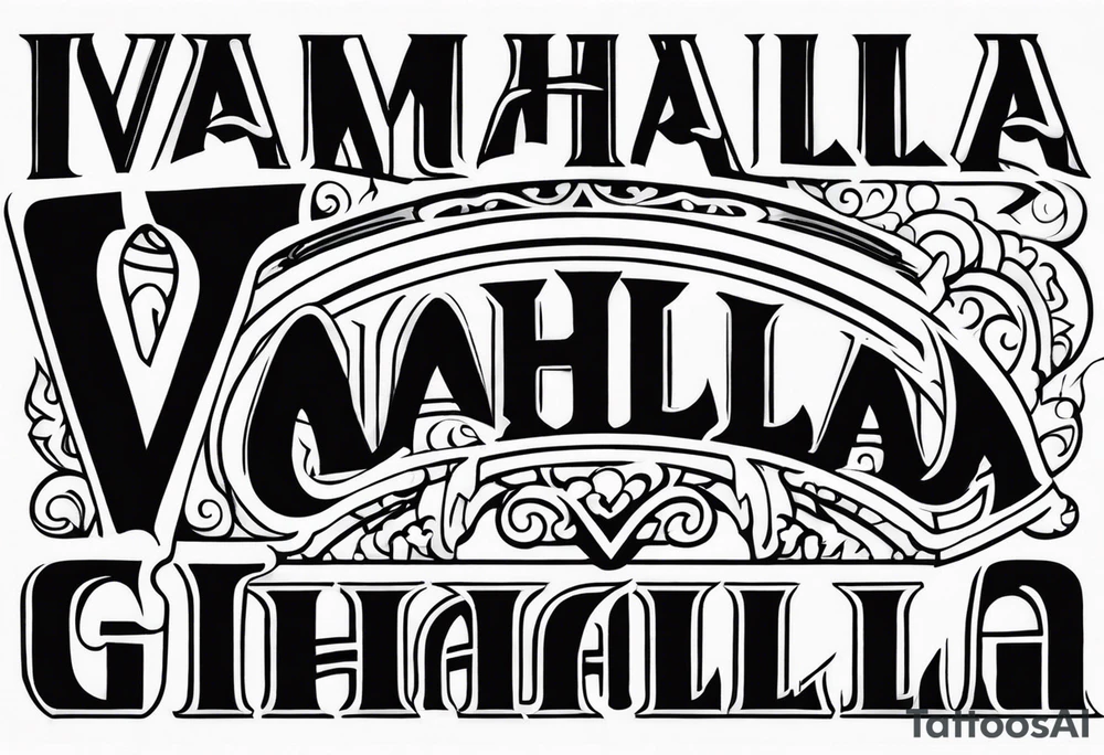 Valhalla tattoo idea