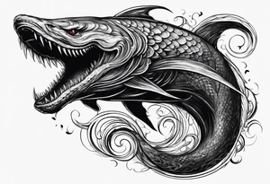 Evil leviathan tattoo idea