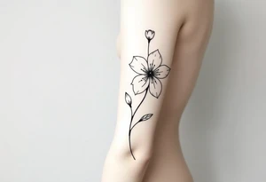 Flower that represents a he birth months april tattoo idea