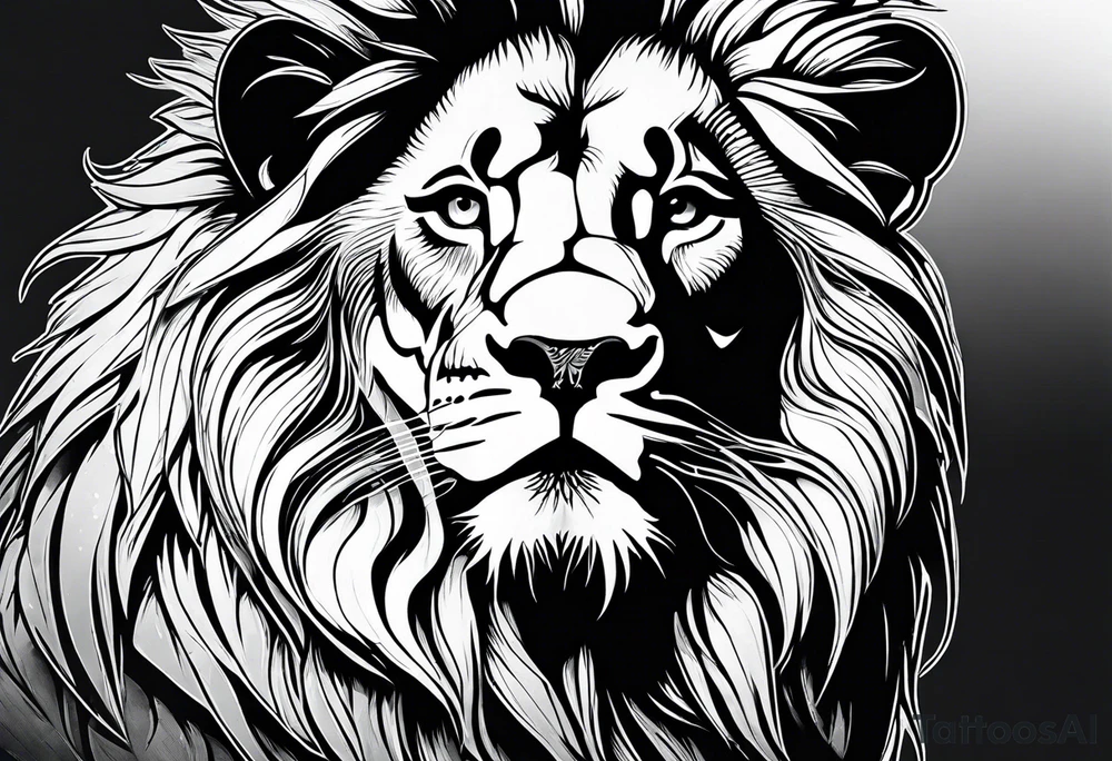 Lion from atlas tattoo idea