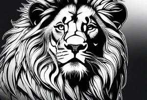 Lion from atlas tattoo idea