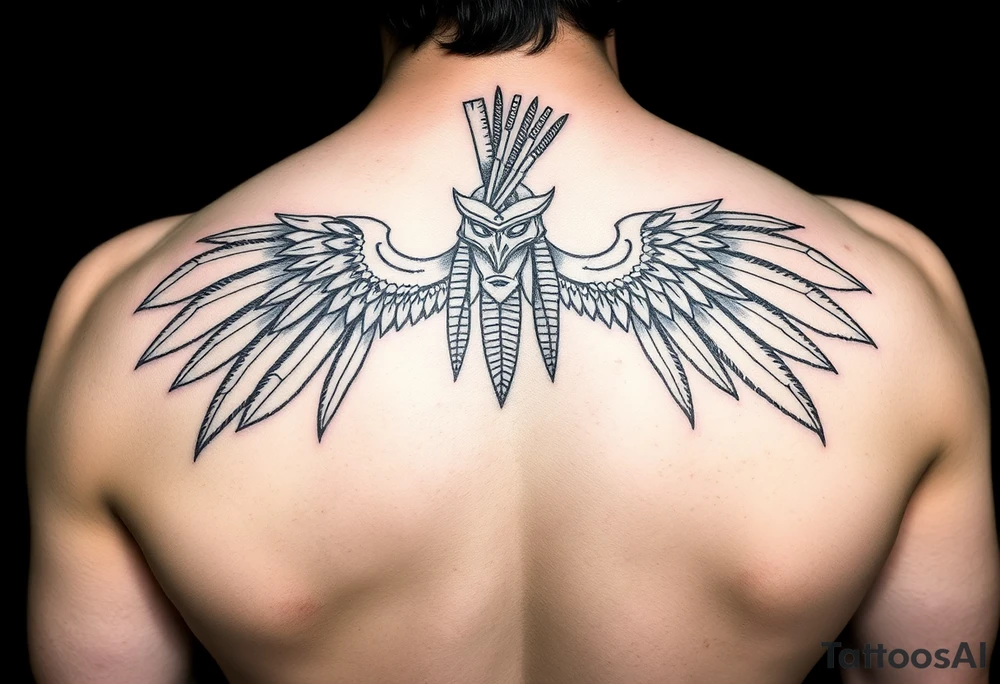Anunnaki warrior tattoo idea