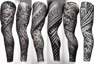 Ideas for a full leg sleeve tattoo idea