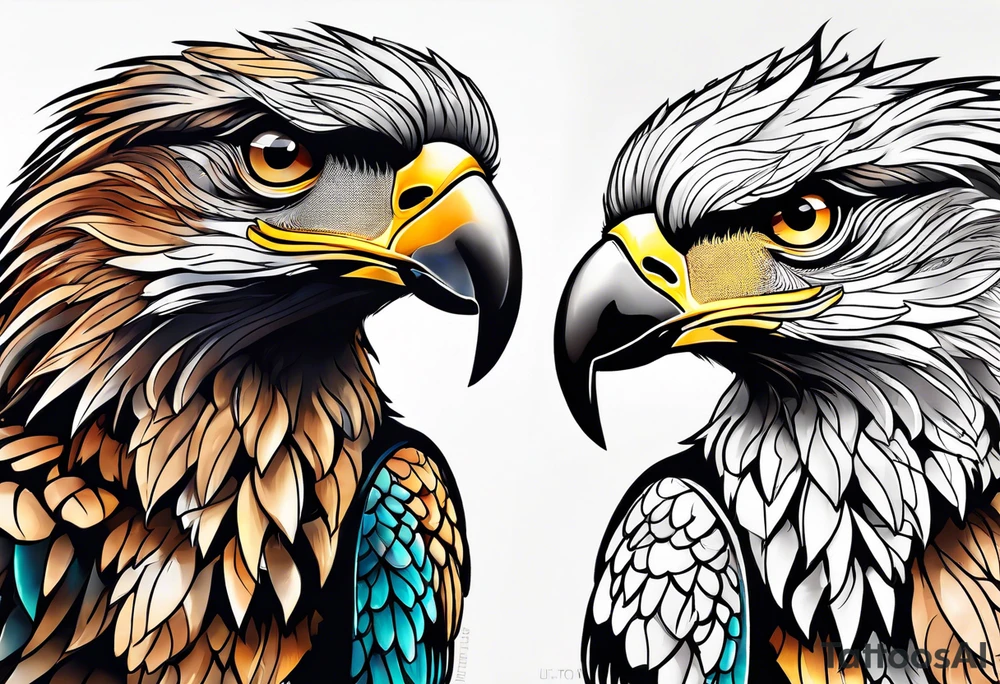 Águia tattoo idea
