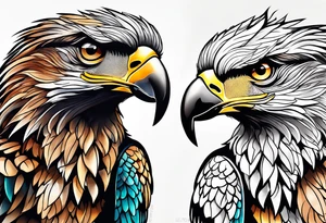Águia tattoo idea