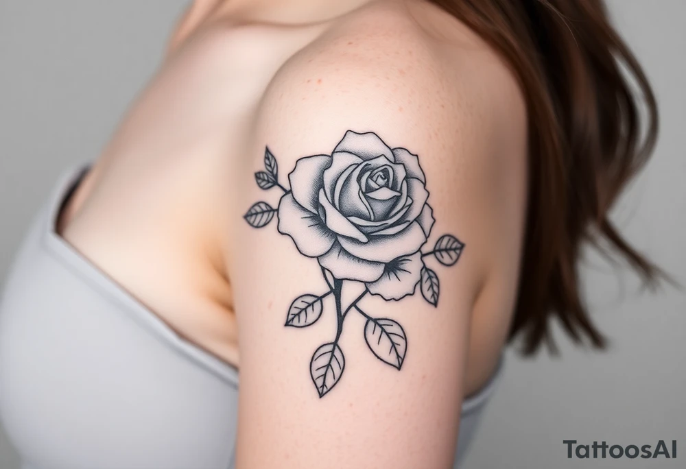 rose and mum tattoo tattoo idea