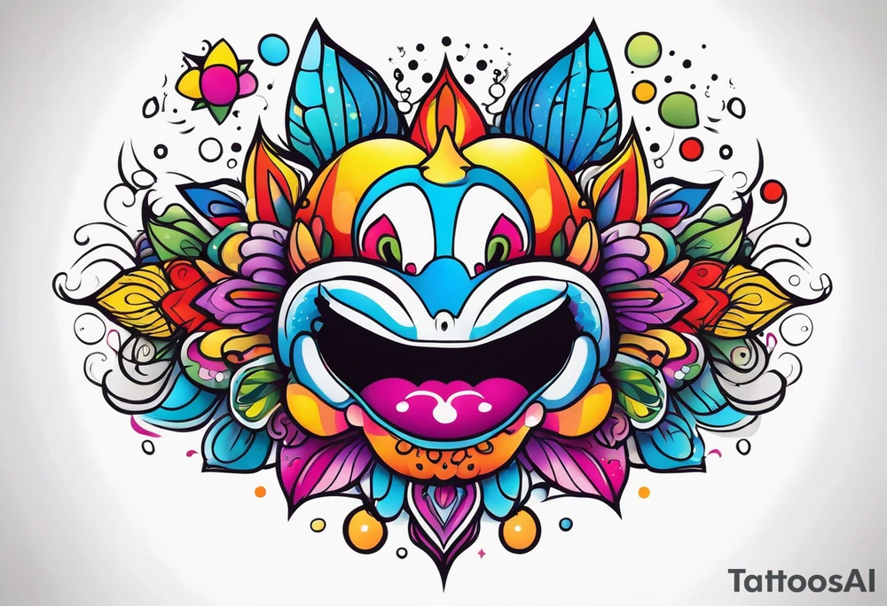 psychedelic inspired tattoo tattoo idea
