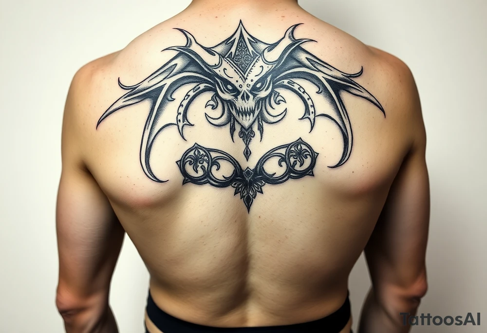 a banshee tatoo.. irish mythology
Lewd format.. .facing forward.. sexual bra and panties with trad irish symbols tattoo idea