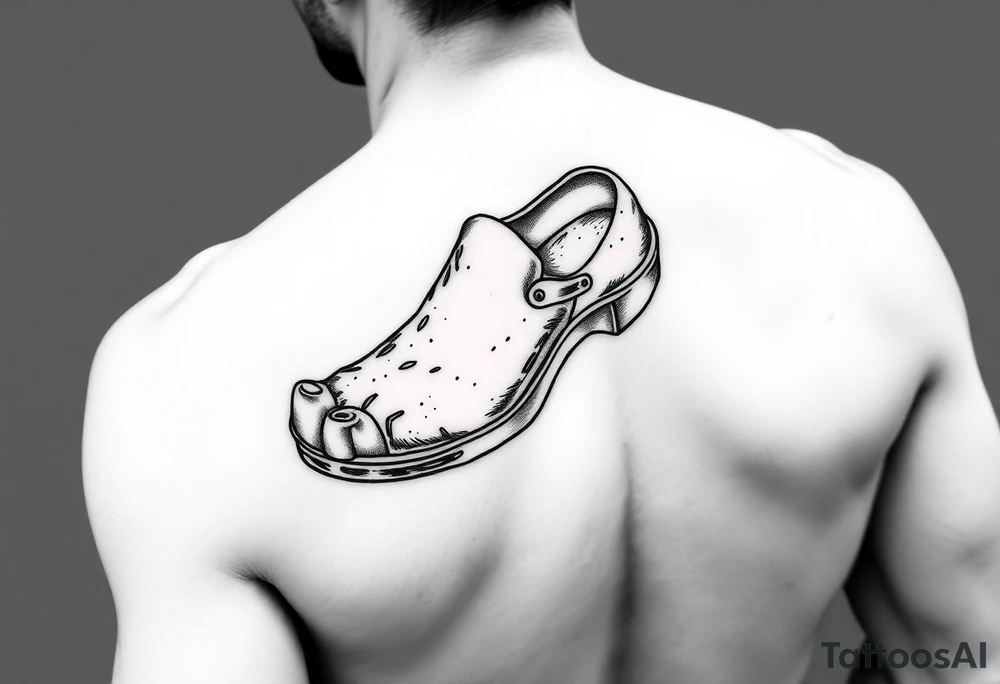 slipper tattoo tattoo idea