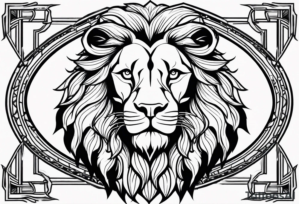 Trident with snake wrapped around it tattoo idea